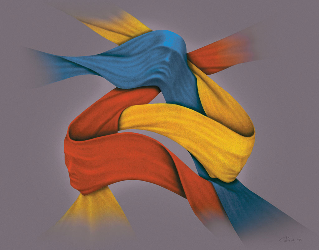 Adam and Eve - Pastel, triplet<br>(1995)