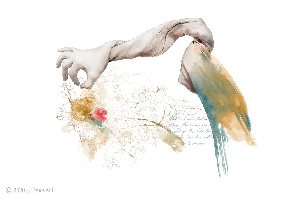 GOD HAND CREATION-I<br>digital drawing/painting (2001)