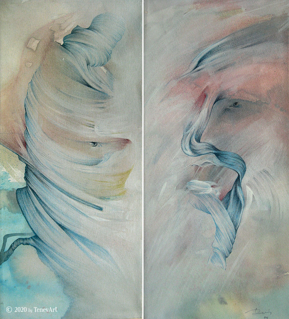 ESOTERIC RELATIONSHIP<br>oil on canvas-(2010)<br><br>• Original is SOLD •