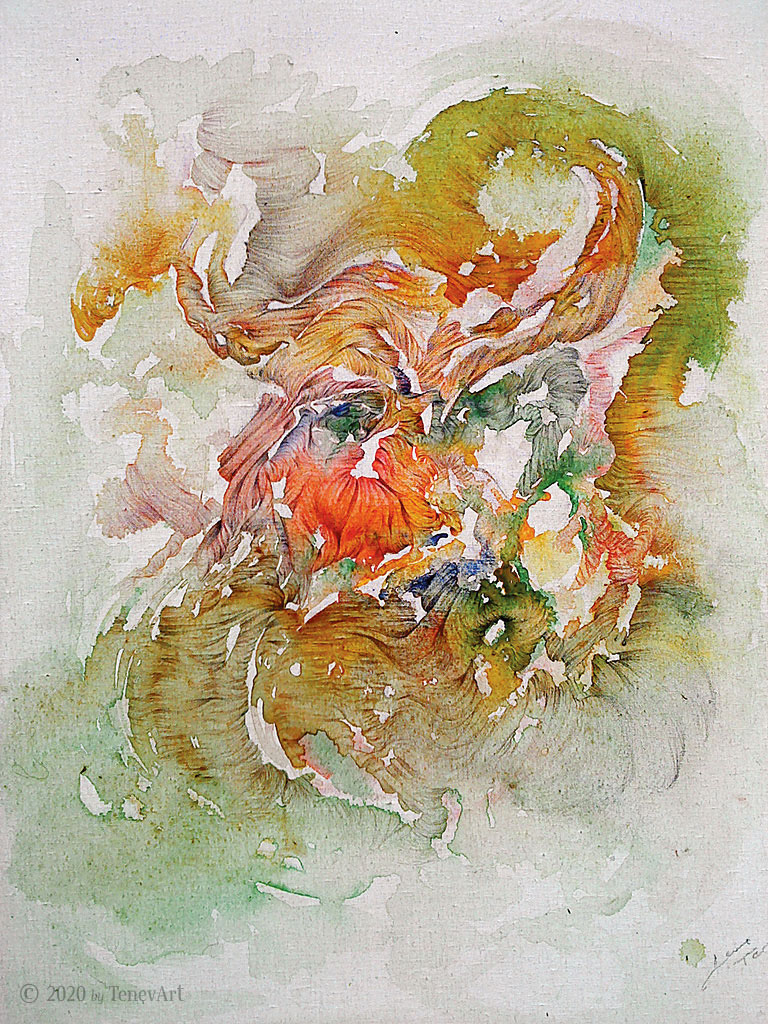 ORGANICA-III<br>oil on canvas (2010)<br><br>• Original is SOLD •